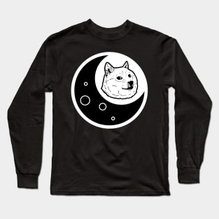 Doge to the Moon! Long Sleeve T-Shirt